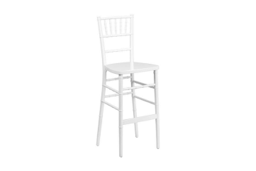 White chiavari stool chair